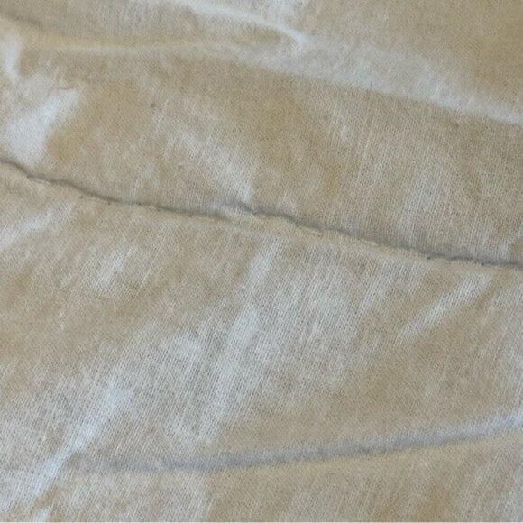 Vintage Lonestar Quilt Blue Yellow Green Patchwork Scalloped Edge - Picture 10 of 10